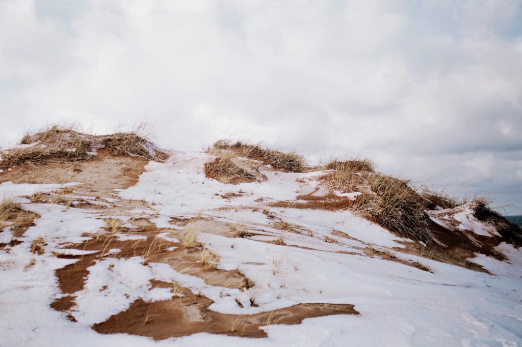 winter sand dune